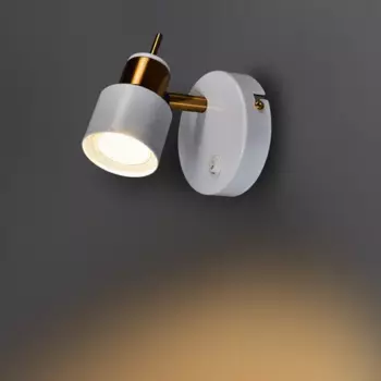 Спот поворотный Arte Lamp Almach 1 лампа GU10 3 м цвет белый
