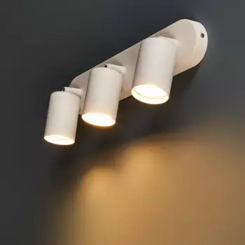 Спот поворотный Arte Lamp Aquarius 3 лампы GU10 6 м цвет белый