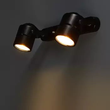 Спот поворотный Arte Lamp Mizar 2 лампы GU10 4 м цвет черный