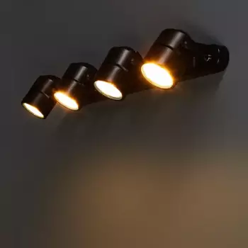 Спот поворотный Arte Lamp Mizar 4 лампы GU10 8 м цвет черный