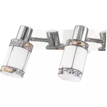 Спот поворотный Eurosvet Tiffany 20054/2, 2 лампы, 6 м², цвет хром