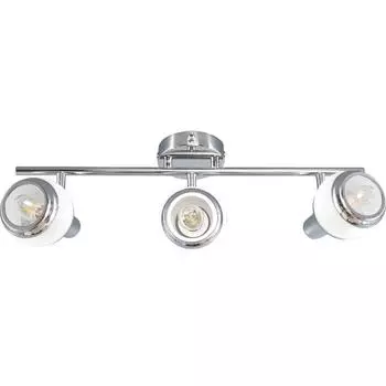 Спот поворотный Largo 3 лампы 6 м² цвет хром