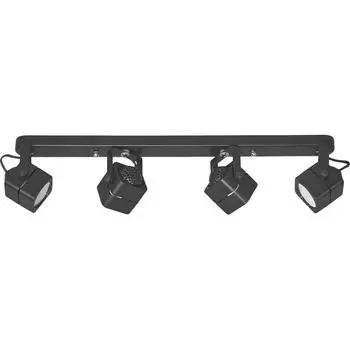 Спот поворотный Lene, 4хGU10х50 Вт, металл, цвет чёрный