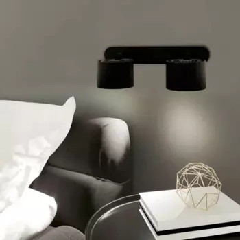 Спот поворотный под лампу Feron ML212 2 лампы GX53 цвет черный