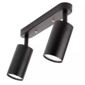Спот поворотный Ritter Arton 2 лампы GU10 цвет черный