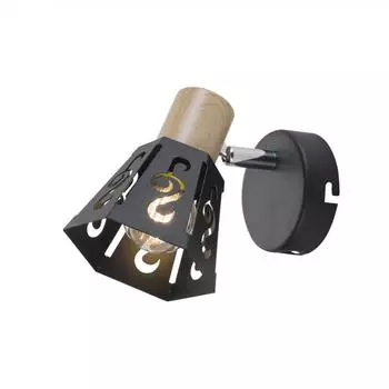 Спот поворотный Rivoli Notabile 1 лампа 3 м² цвет чёрный