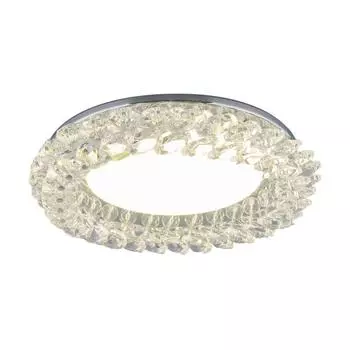 Спот встраиваемый Elektrostandard "Verona", GX53, цвет хром/прозрачный