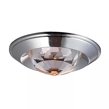 Спот встраиваемый Glam, цоколь GU5.3, 50 Вт, цвет хром, IP20