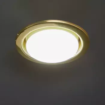 Спот встраиваемый Inspire Buziet GX53 под отверстие 90 мм цвет золото