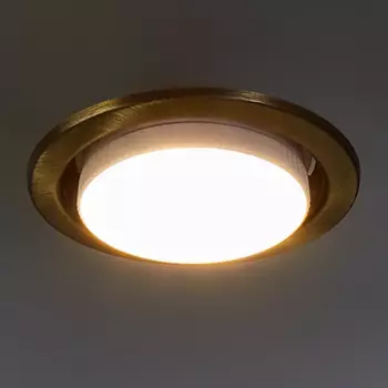 Спот встраиваемый Inspire Buziet GX53 под отверстие 90 мм цвет бронза