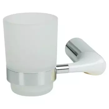 Стакан для зубных щеток Swensa Lock SWR-6600-33-CRM подвесной стекло/металл цвет хром
