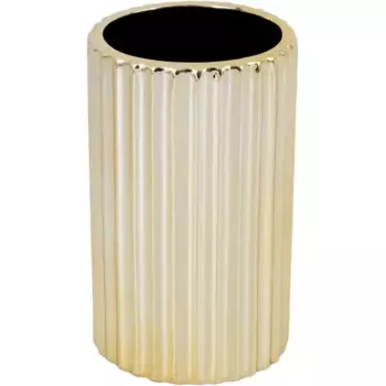 Стакан для зубных щеток Vidage Linea d Oro керамика цвет золотой