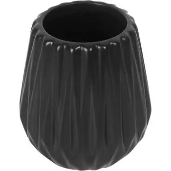 Стакан для зубных щёток Chicago керамика цвет чёрный