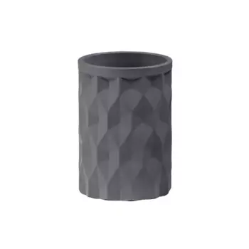 Стакан для зубных щёток Fixsen Diamond Gray FX-463-3, пластик, цвет серый