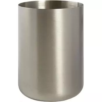 Стакан для зубных щёток «Kropp» нержавеющая сталь цвет серебристый