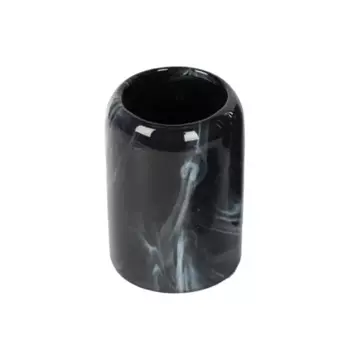 Стакан для зубных щёток Lemer Cullieri керамика цвет черный