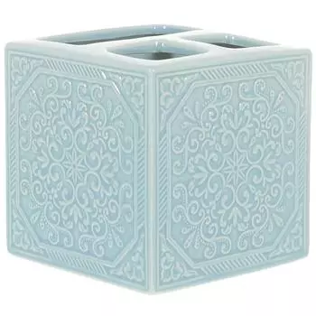 Стакан для зубных щёток настольный «Tiffany» керамика