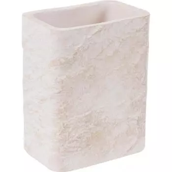 Стакан для зубных щёток «Playa», полирезина, цвет бежевый