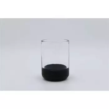 Стакан для зубных щёток Proffi Home Black Glass стекло цвет прозрачный/черный