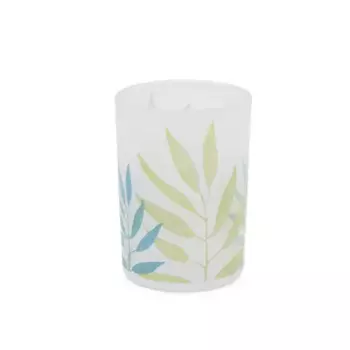 Стакан для зубных щёток Proffi Home Tropics стекло цвет белый