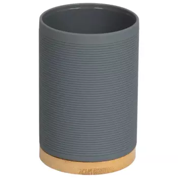 Стакан для зубных щёток Swensa Koi SWP-2415-GRY-03 пластик цвет серый