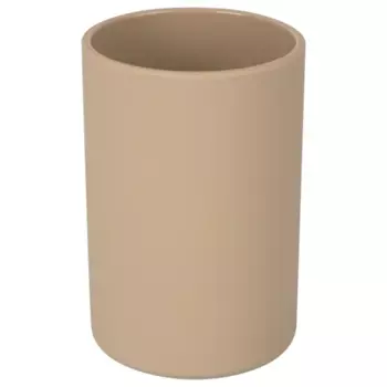 Стакан для зубных щёток Swensa Swanny Moon4 SWP-8024BG-03, пластик, цвет серо-бежевый