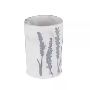 Стакан для зубных щёток Verran Violet полирезин цвет белый