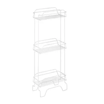 Стеллаж для ванной ЧМЗ Модулус 502-009-02 прямой трехъярусный 15x78.5x30 см цвет белый