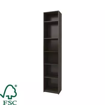 Стеллаж Кабуки 40x201x28 см, ЛДСП, цвет венге