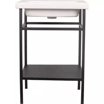 Опора для раковины напольная Март Ferro 60 см цвет чёрный