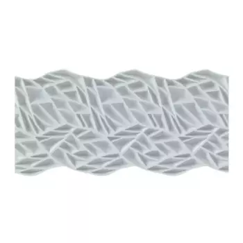 Стеновая панель 3D Dekohaus Rami Люкс белая 90x45 см 2 шт.