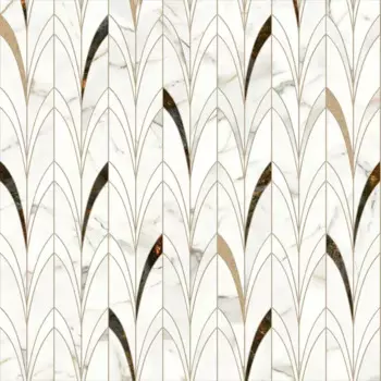 Стеновая панель Delicate Amber 120x0.4x60 см АКП цвет белый