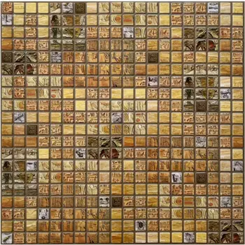 Стеновая панель ПВХ Александрия медовый 480x480x3 мм 0.23 м