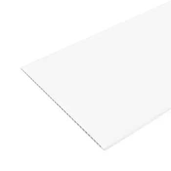 Стеновая панель ПВХ белый глянец 3000x250x5 мм 0.75 м