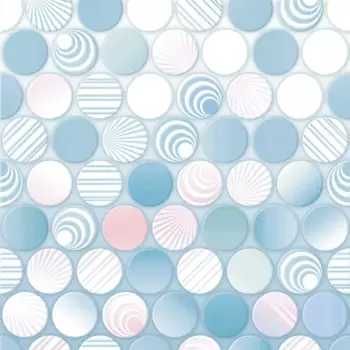 Стеновая панель ПВХ Бризоль 2700x250x8 мм голубой 0.675 м