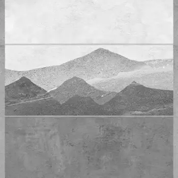 Стеновая панель ПВХ Гайот серый 2700x250x8 мм 0.675 м