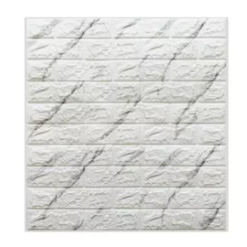 Стеновая панель ПВХ Кирпич серый 770x700x6 мм