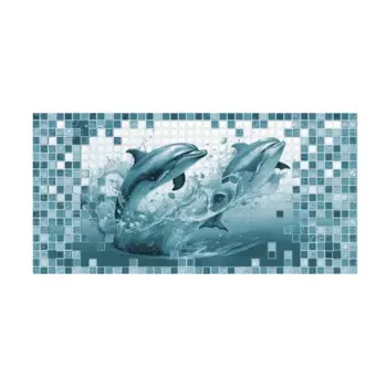 Стеновая панель ПВХ Мозаика океан 960x480x0.3 мм 0.46 м