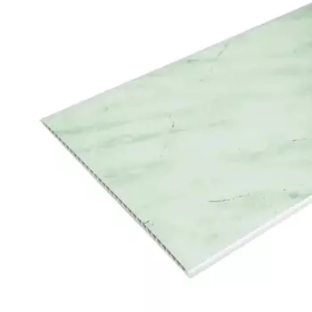Стеновая панель ПВХ Мрамор зеленый 2700x250x5 мм 0.675 м