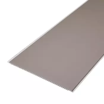 Стеновая панель ПВХ шелк браун 2700x300x7.5 мм 0.81 м