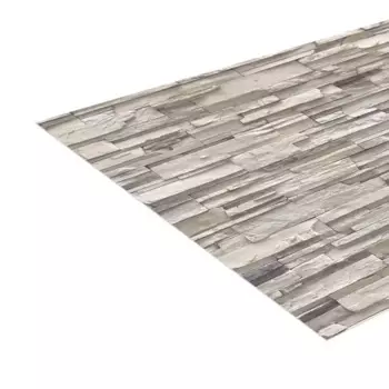 Стеновая панель ПВХ Сланец бежевый 3000x600x0.6 мм 1.8 м