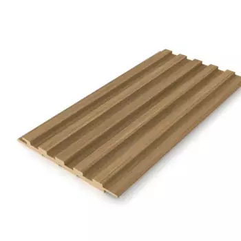 Стеновая панель рейка 3D МДФ перу 280x15.8 см