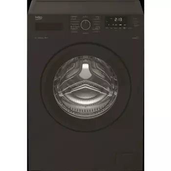 Стиральная машина Beko WSRE6512ZAA, 6 кг цвет черный