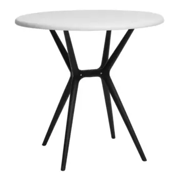 Стол обеденный Arneis 75x80x75 см пластик белый