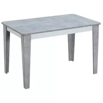 Стол обеденный Edwin раскладной 76x75x160 см прямоугольный ДСП цвет серый