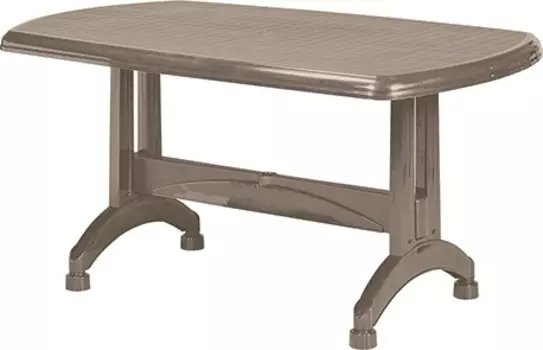 Стол садовый Keter Portland складной пластик капучино