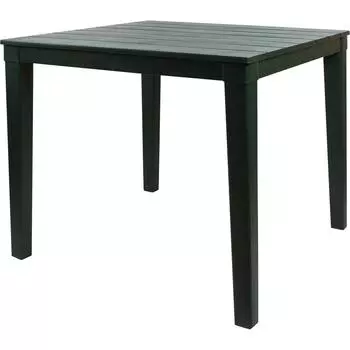 Стол садовый квадратный «Прованс», 83х83х82 см, цвет тёмно-зелёный
