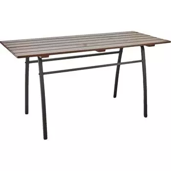 Стол садовый разборный Garden 146х75х60 см металл/дерево каштановый