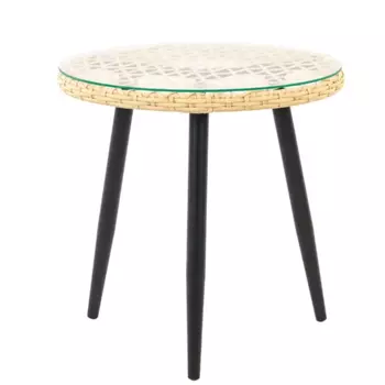 Стол садовый складной Aura/Nuar 60x60x60 см стекло грано