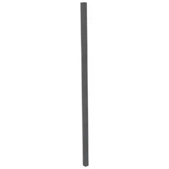 Столб для забора 40х20 мм 2.5 м RAL 7024 серый